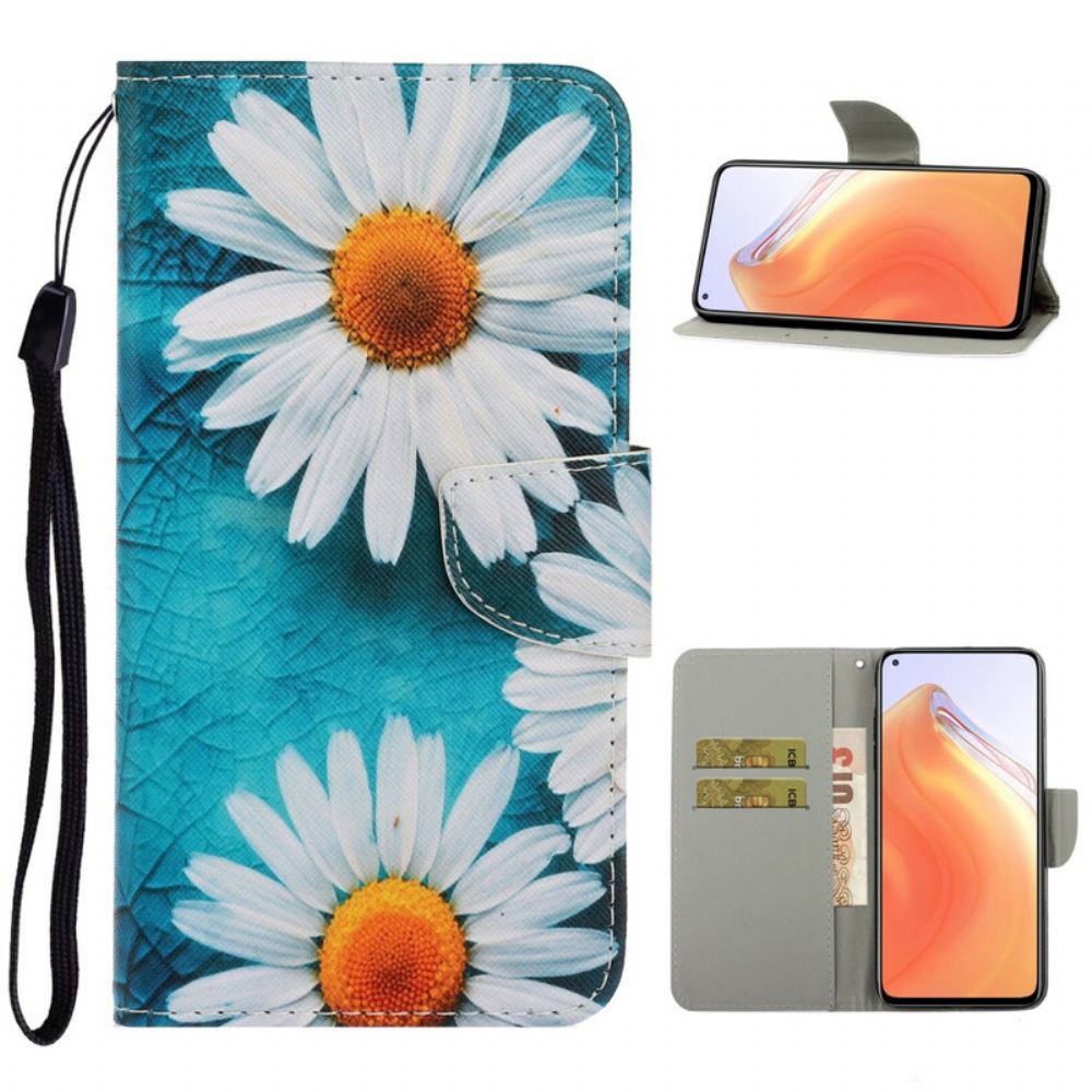 Flipové Pouzdro Na Xiaomi Mi 10T / 10T Pro Na Lana Strappy Daisies