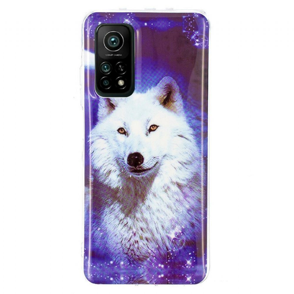 Kryt Na Xiaomi Mi 10T / 10T Pro Fluorescenční Série Wolf