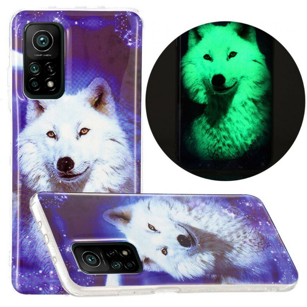 Kryt Na Xiaomi Mi 10T / 10T Pro Fluorescenční Série Wolf