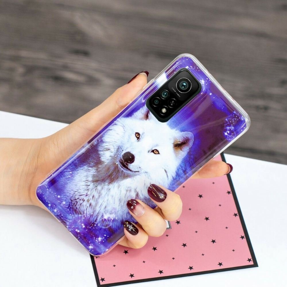 Kryt Na Xiaomi Mi 10T / 10T Pro Fluorescenční Série Wolf