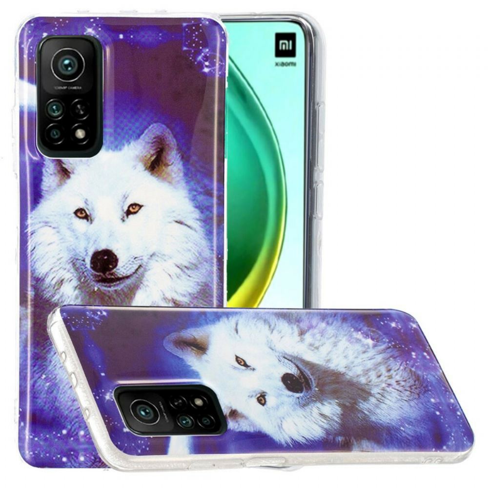 Kryt Na Xiaomi Mi 10T / 10T Pro Fluorescenční Série Wolf