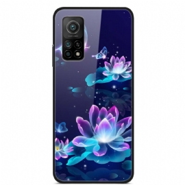 Kryt Na Xiaomi Mi 10T / 10T Pro Tvrzené Sklo Fancy Flowers