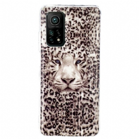 Kryty Na Mobil Na Xiaomi Mi 10T / 10T Pro Fluorescenční Leopard