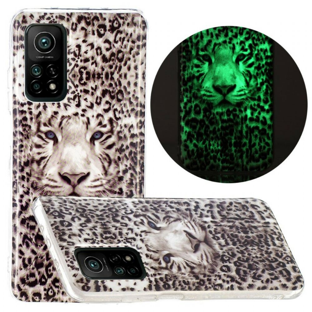 Kryty Na Mobil Na Xiaomi Mi 10T / 10T Pro Fluorescenční Leopard