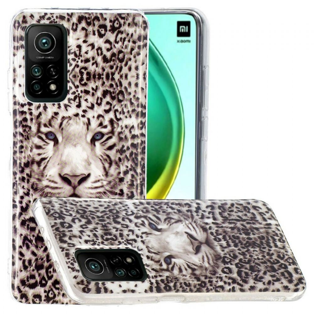 Kryty Na Mobil Na Xiaomi Mi 10T / 10T Pro Fluorescenční Leopard