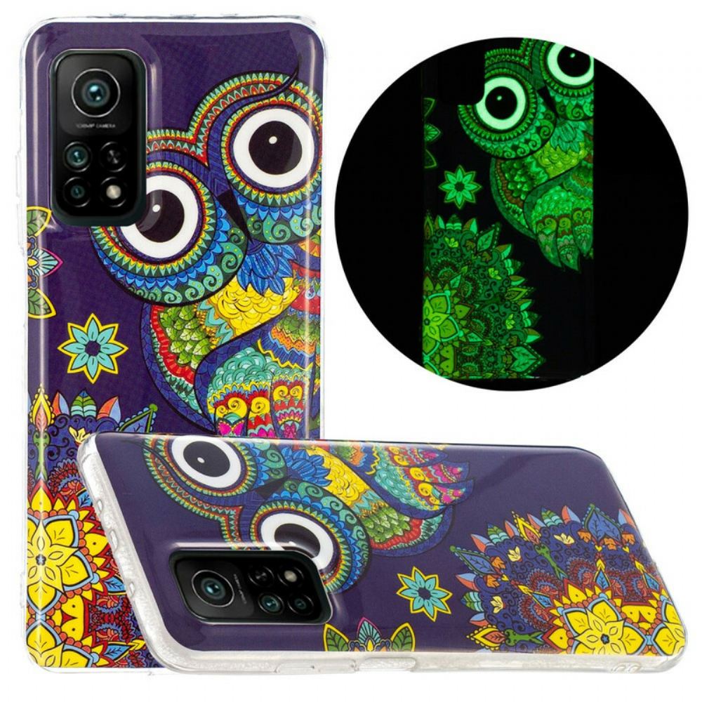 Kryty Na Mobil Na Xiaomi Mi 10T / 10T Pro Mandala Fluorescenční Sova