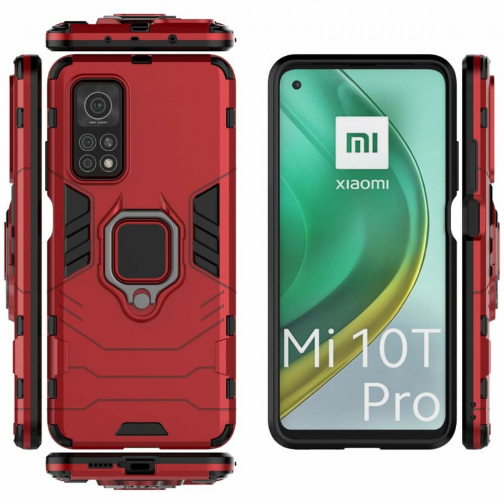 Kryty Na Mobil Na Xiaomi Mi 10T / 10T Pro Odolný Vůči Prstenu