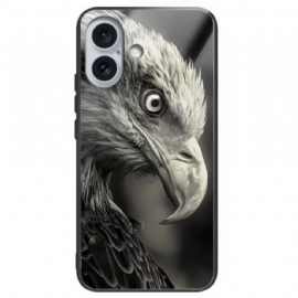 Kryt iPhone 16 Plus Kryty Na Mobil Tvrzené Sklo S Potiskem Eagle