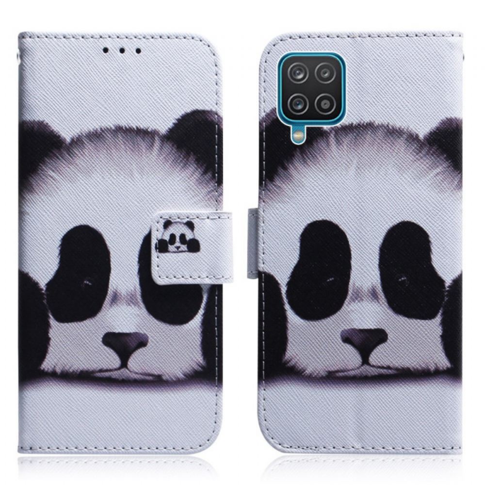 Flipové Pouzdro Na Samsung Galaxy M32 Panda Tvář