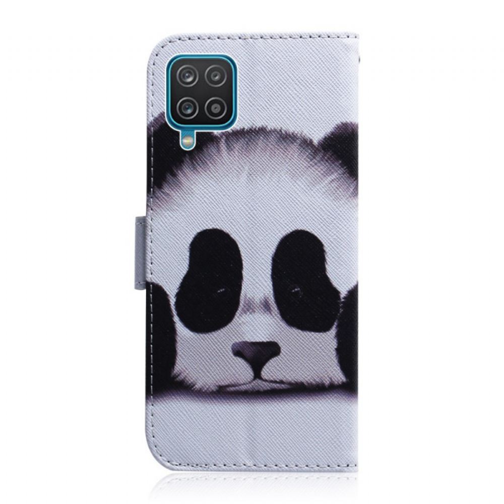 Flipové Pouzdro Na Samsung Galaxy M32 Panda Tvář