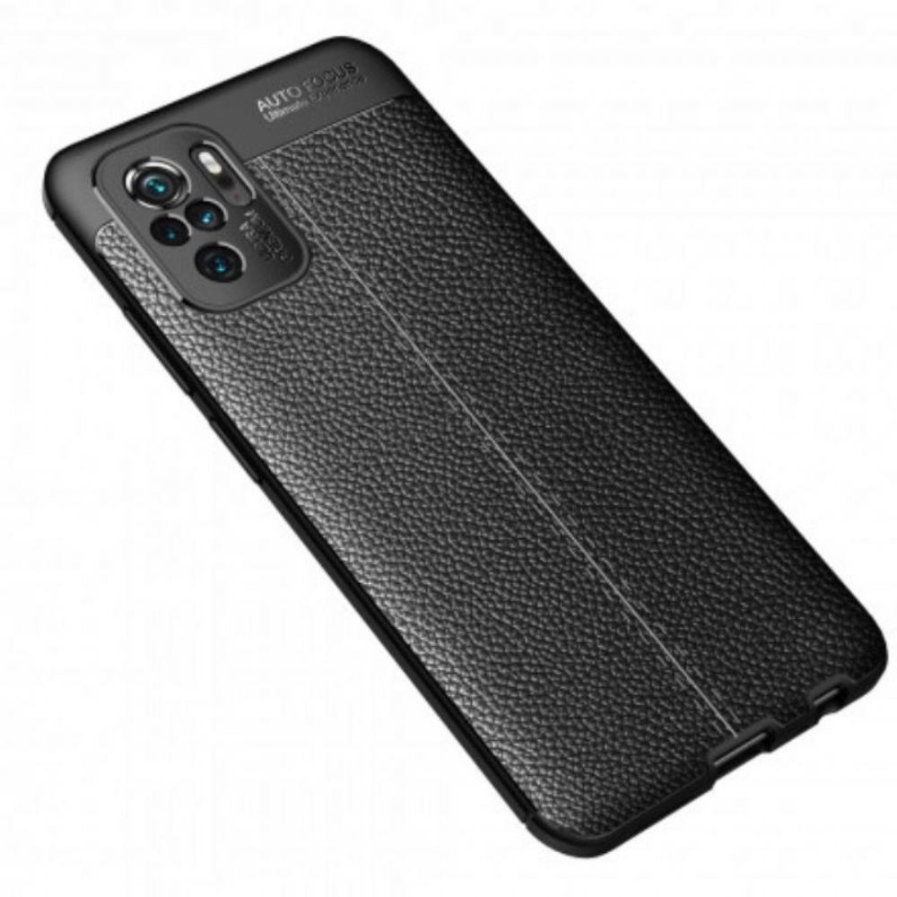 Kryt Na Poco M5s Leather Effect Litchi Double Line