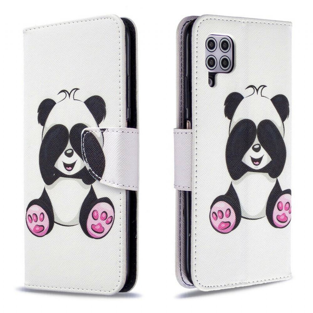 Kožené Pouzdro Na Huawei P40 Lite Panda Fun