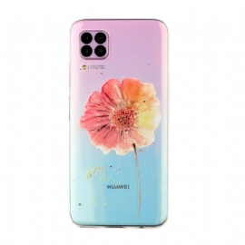 Kryt Na Huawei P40 Lite Květinový Vzor Bezešvé Akvarel