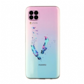 Kryt Na Huawei P40 Lite Průhledné Peří