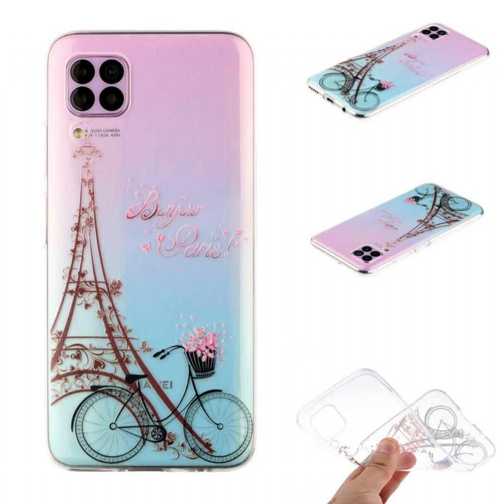 Kryt Na Huawei P40 Lite Transparentní Bonjour Paris