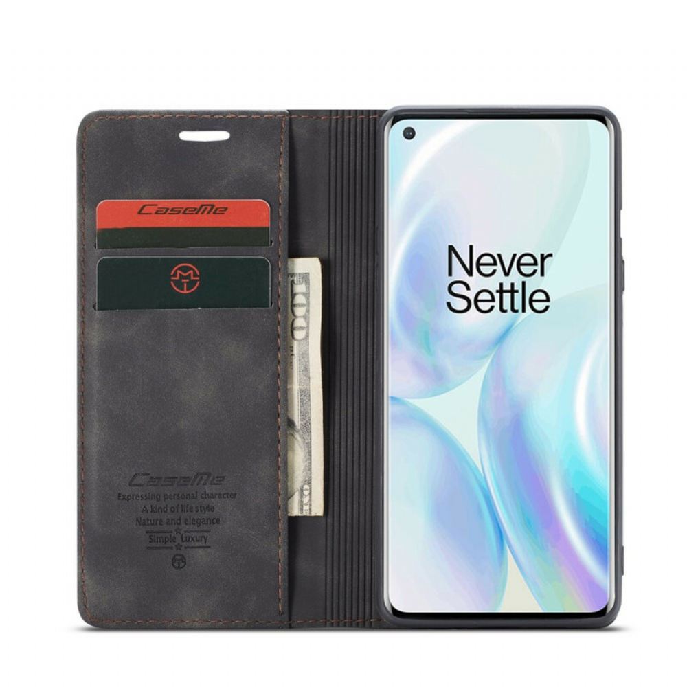 Kryty Na Mobil Na OnePlus 8 Flipové Pouzdro Caseme Umělá Kůže