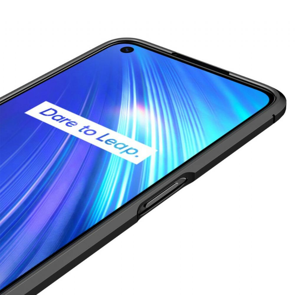 Kryt Na Realme 6 Efekt Kůže Litchi S Dvojitou Linií