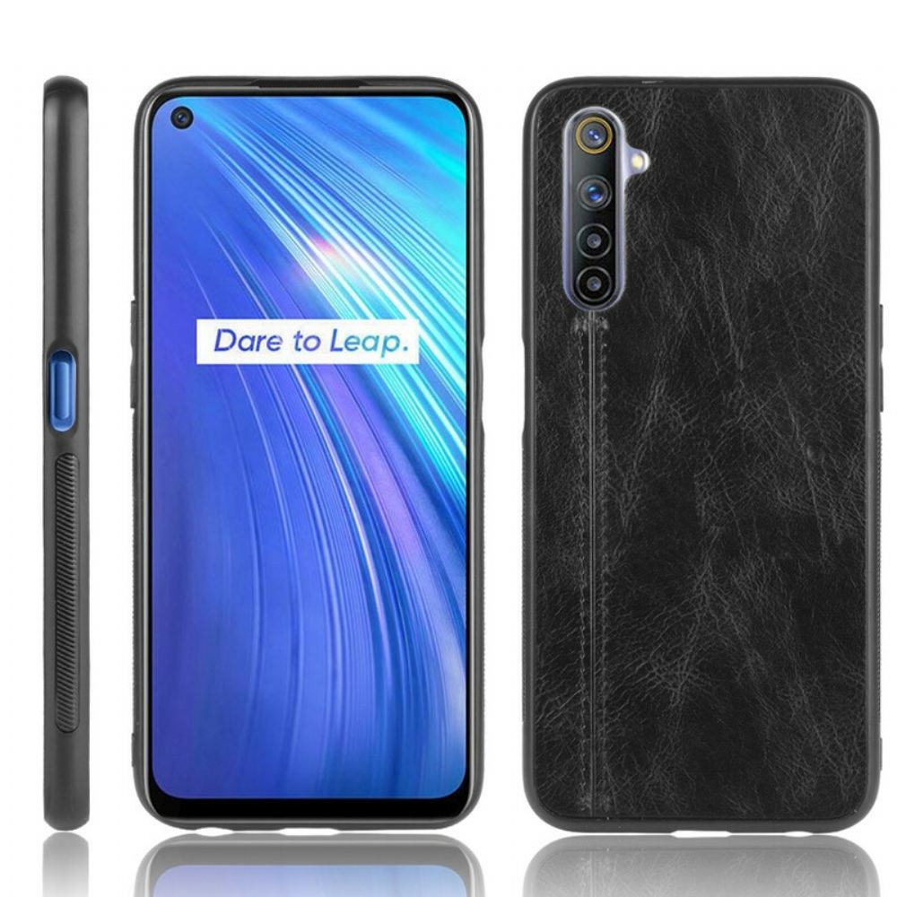 Kryty Na Mobil Na Realme 6 Stylové Kožené Šití