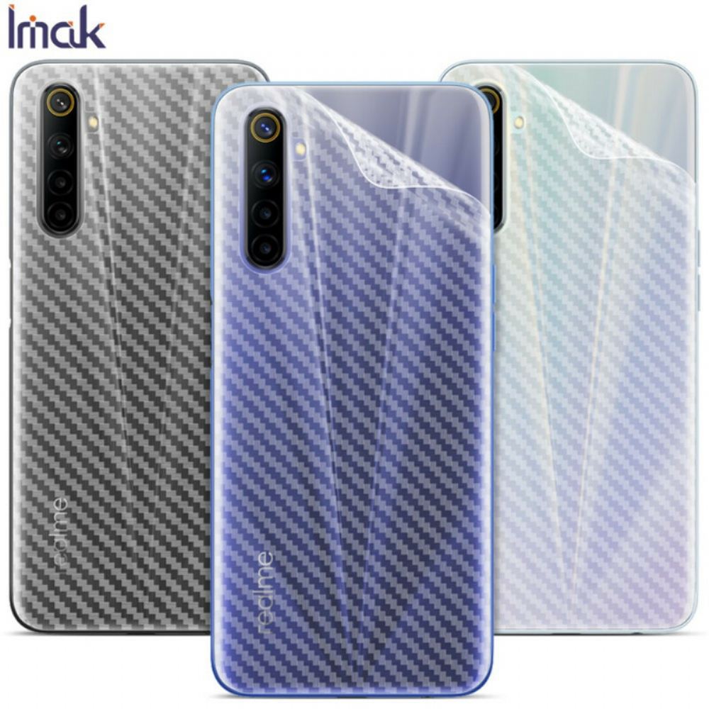 Zadní Ochranná Fólie Pro Realme 6 Carbon Style Imak