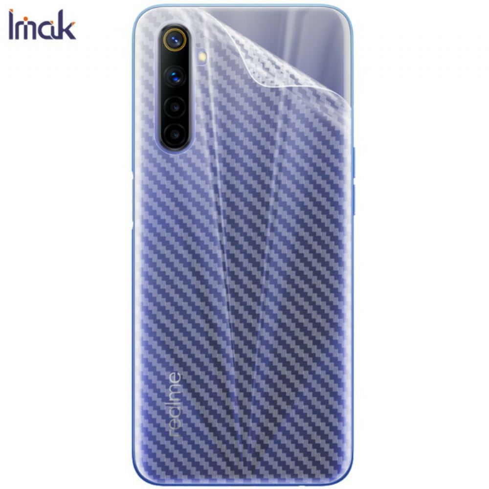 Zadní Ochranná Fólie Pro Realme 6 Carbon Style Imak