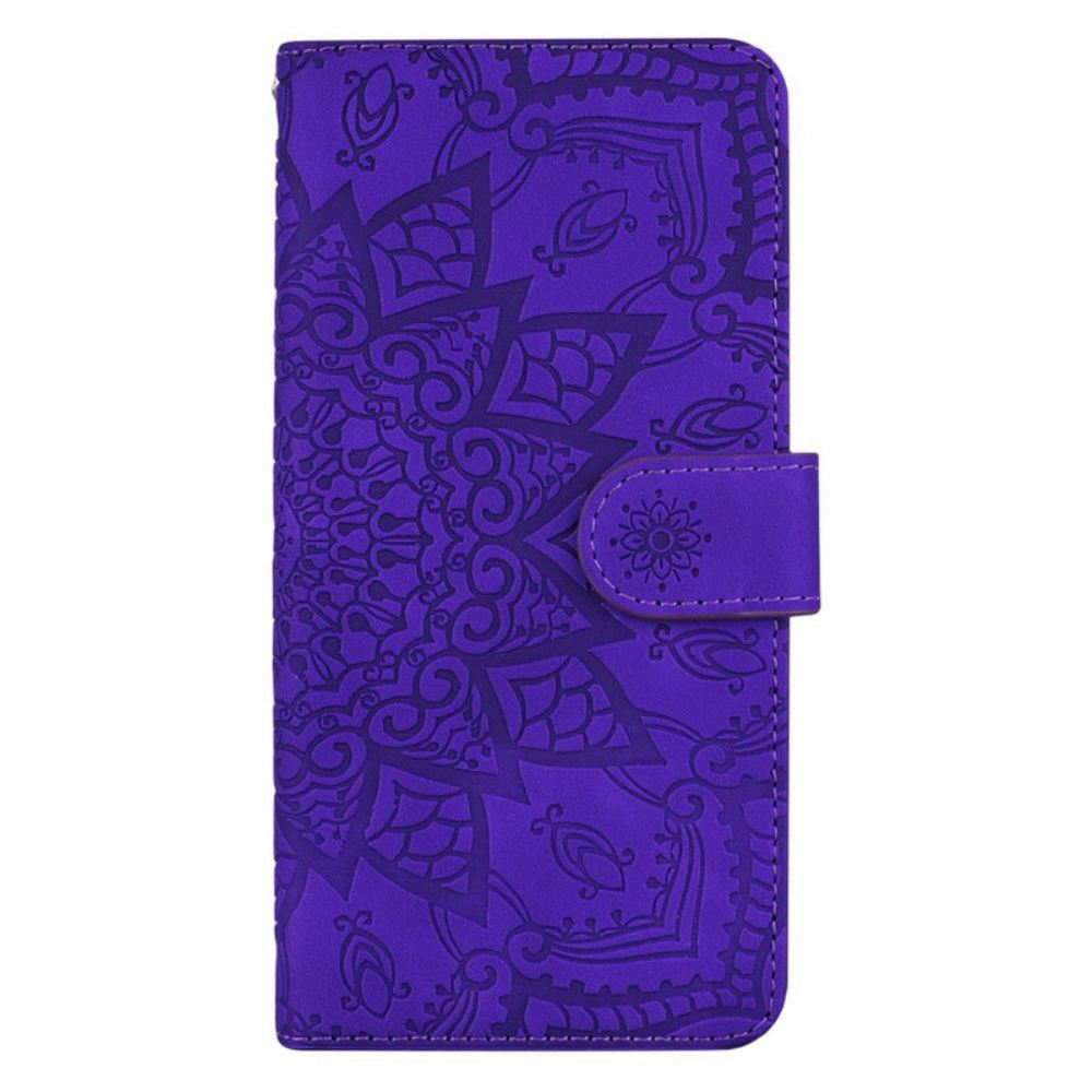 Flipové Pouzdro Na iPhone 13 Pro Barokní Mandala