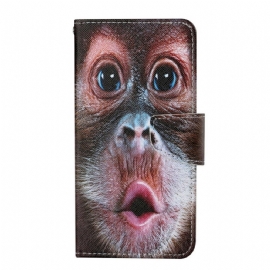 Flipové Pouzdro Na iPhone 13 Pro Na Lana Strappy Monkey