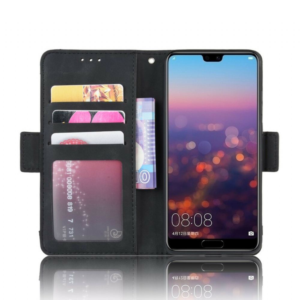 Flipové Pouzdro Na Huawei P20 Multi-card První Třídy