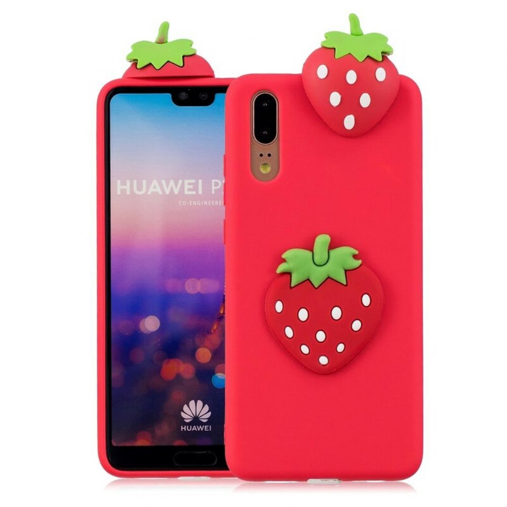 Kryt Na Huawei P20 3d Jahoda