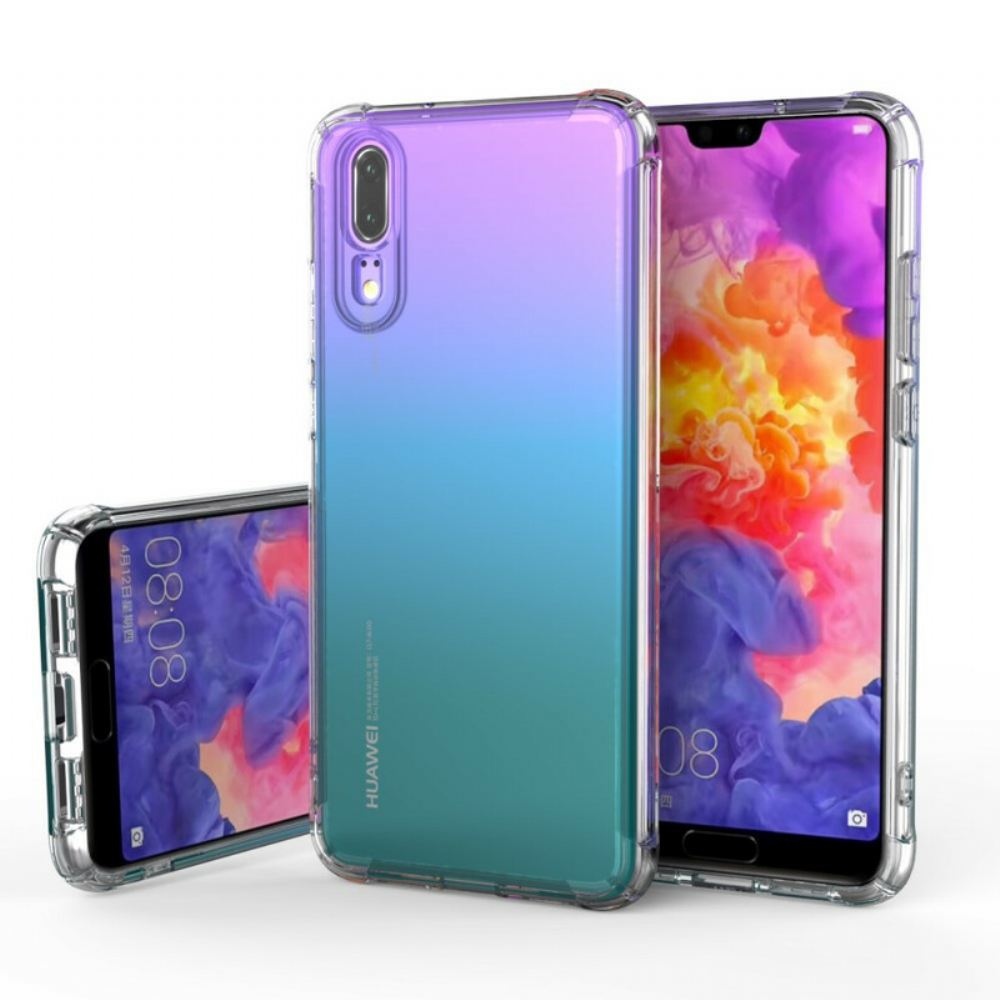 Kryt Na Huawei P20 Průhledné Ochranné Polštáře Leeu