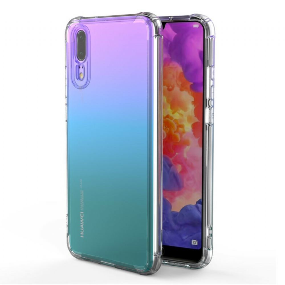 Kryt Na Huawei P20 Průhledné Ochranné Polštáře Leeu