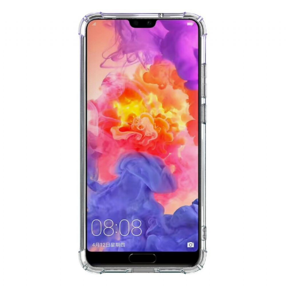 Kryt Na Huawei P20 Průhledné Ochranné Polštáře Leeu