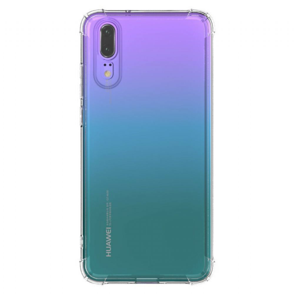 Kryt Na Huawei P20 Průhledné Ochranné Polštáře Leeu