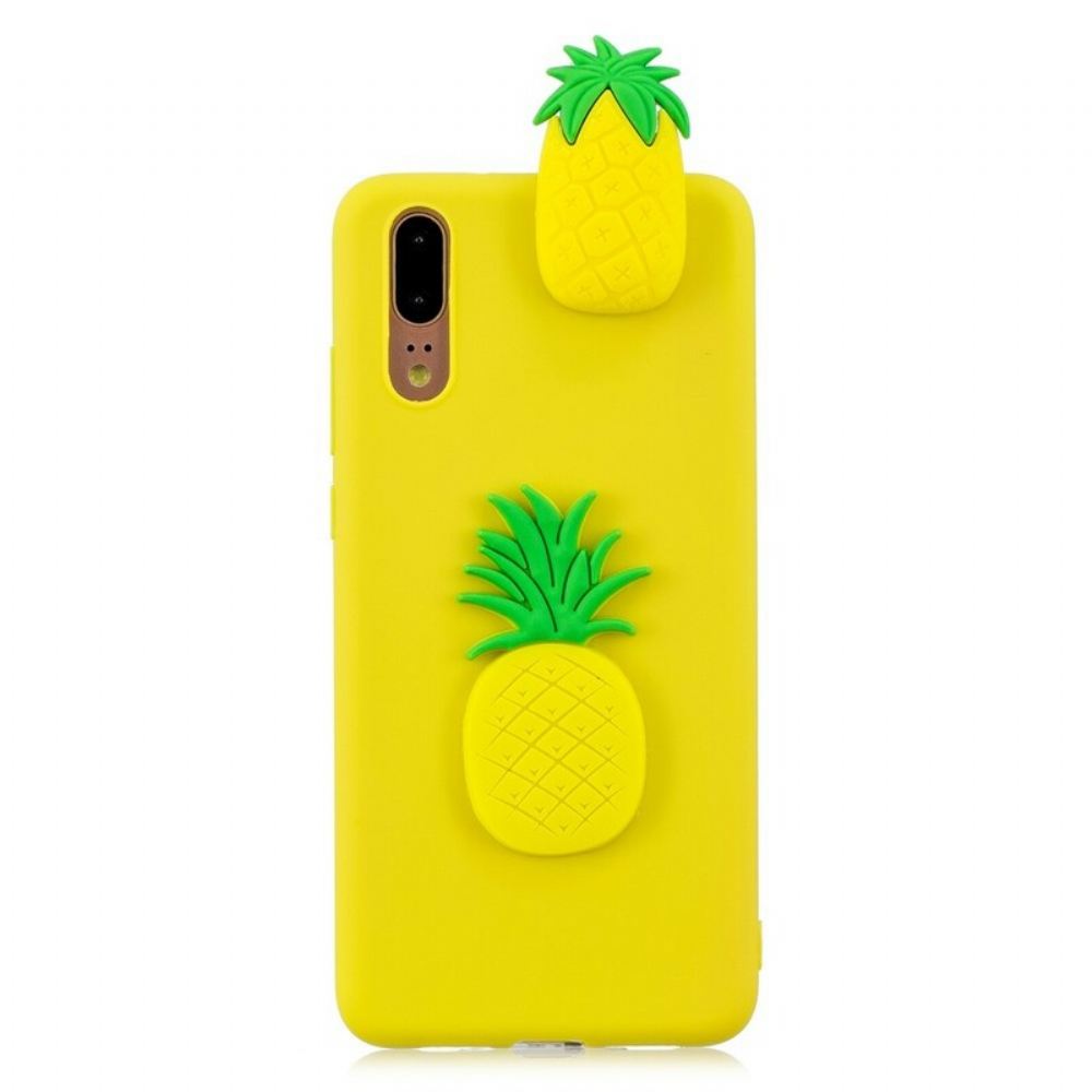 Kryty Na Mobil Na Huawei P20 3d Ananas