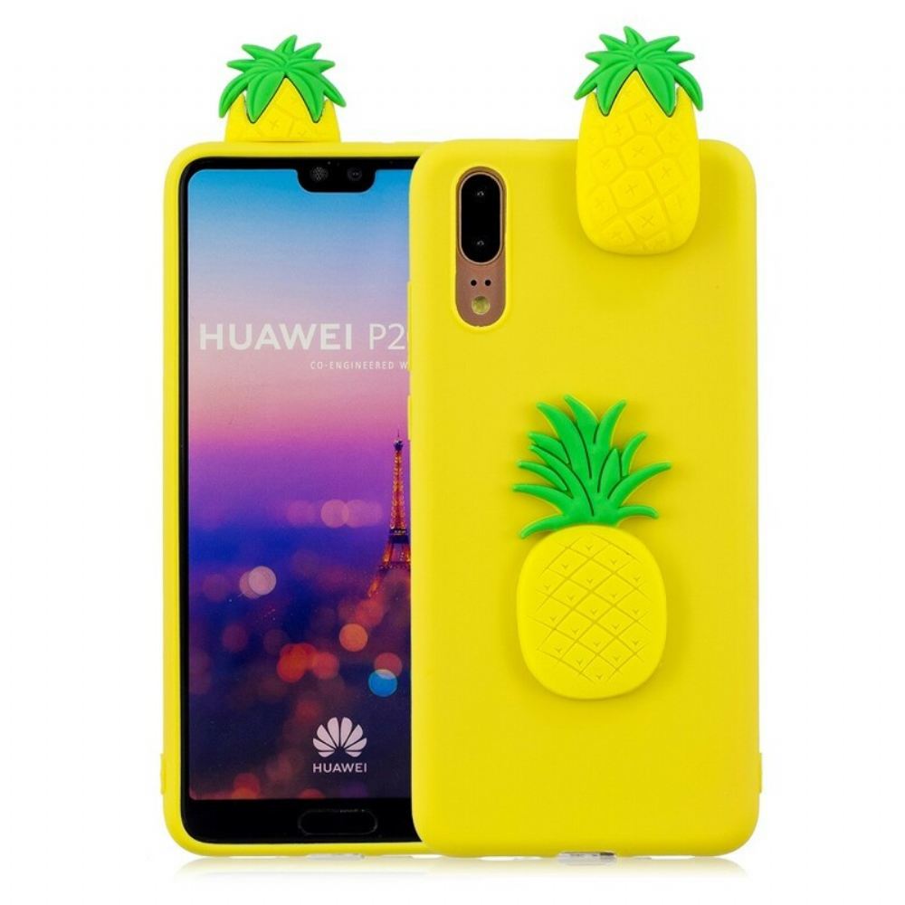 Kryty Na Mobil Na Huawei P20 3d Ananas