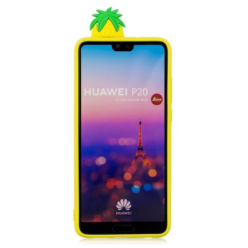 Kryty Na Mobil Na Huawei P20 3d Ananas