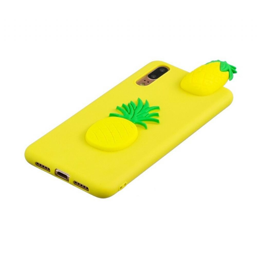 Kryty Na Mobil Na Huawei P20 3d Ananas