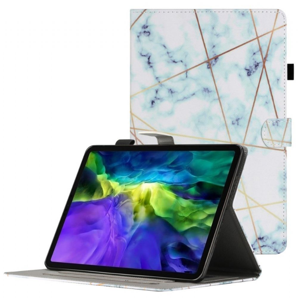 Flipové Pouzdro Na iPad Mini 6 (2021) Geometrie Mramoru