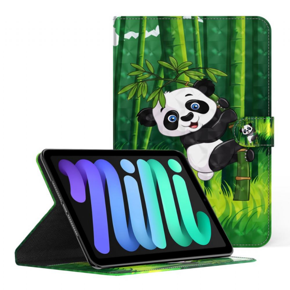 Flipové Pouzdro Na iPad Mini 6 (2021) Světelná Skvrna Panda