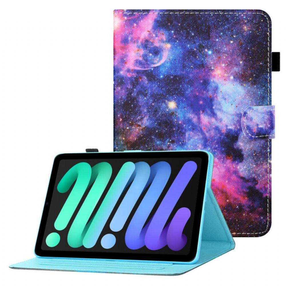 Kožené Pouzdro Na iPad Mini 6 (2021) Galaxie