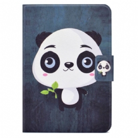 Kožené Pouzdro Na iPad Mini 6 (2021) Roztomilá Panda