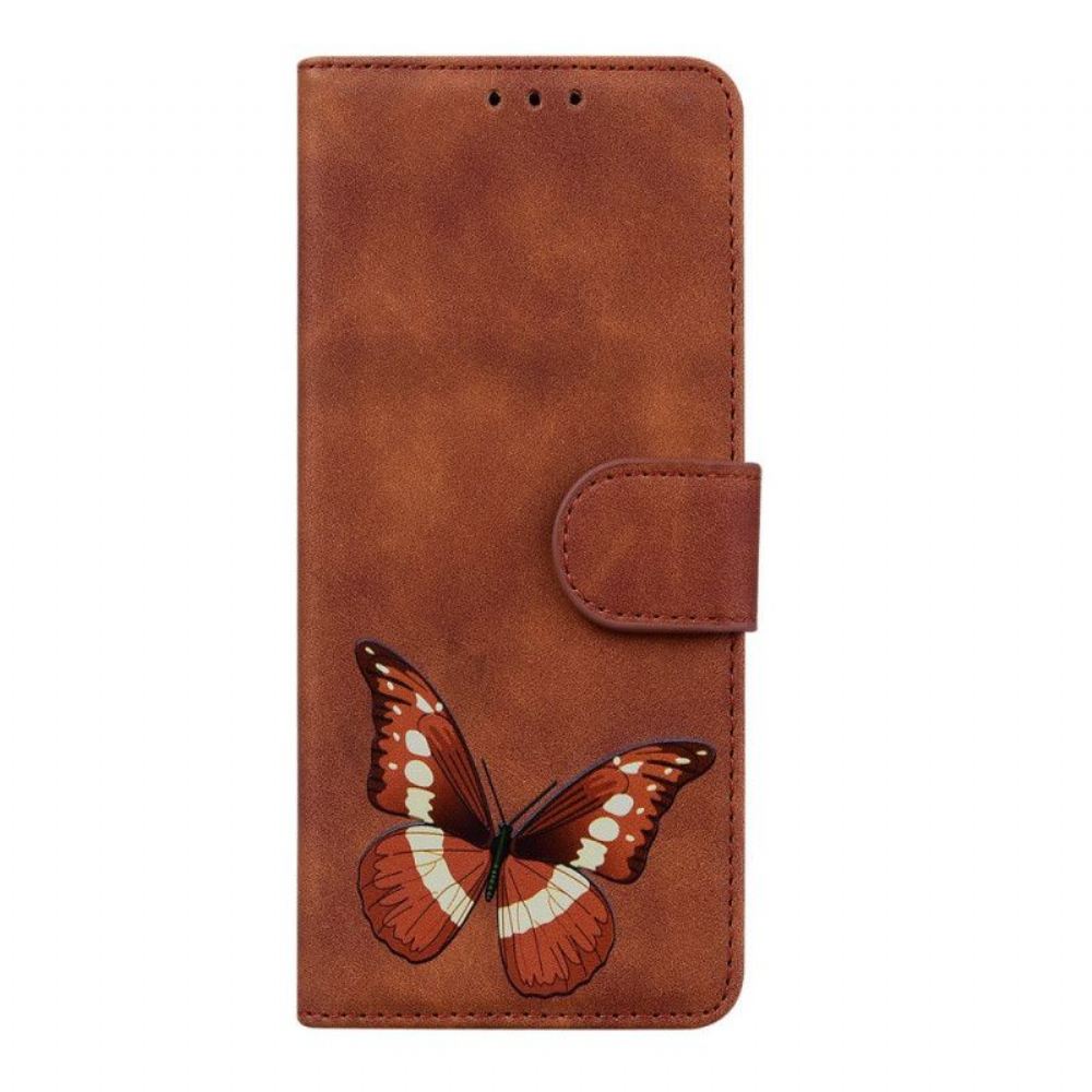 Flipové Pouzdro Na Xiaomi Redmi Note 11 Pro / 11 Pro 5G Skin-touch Butterfly