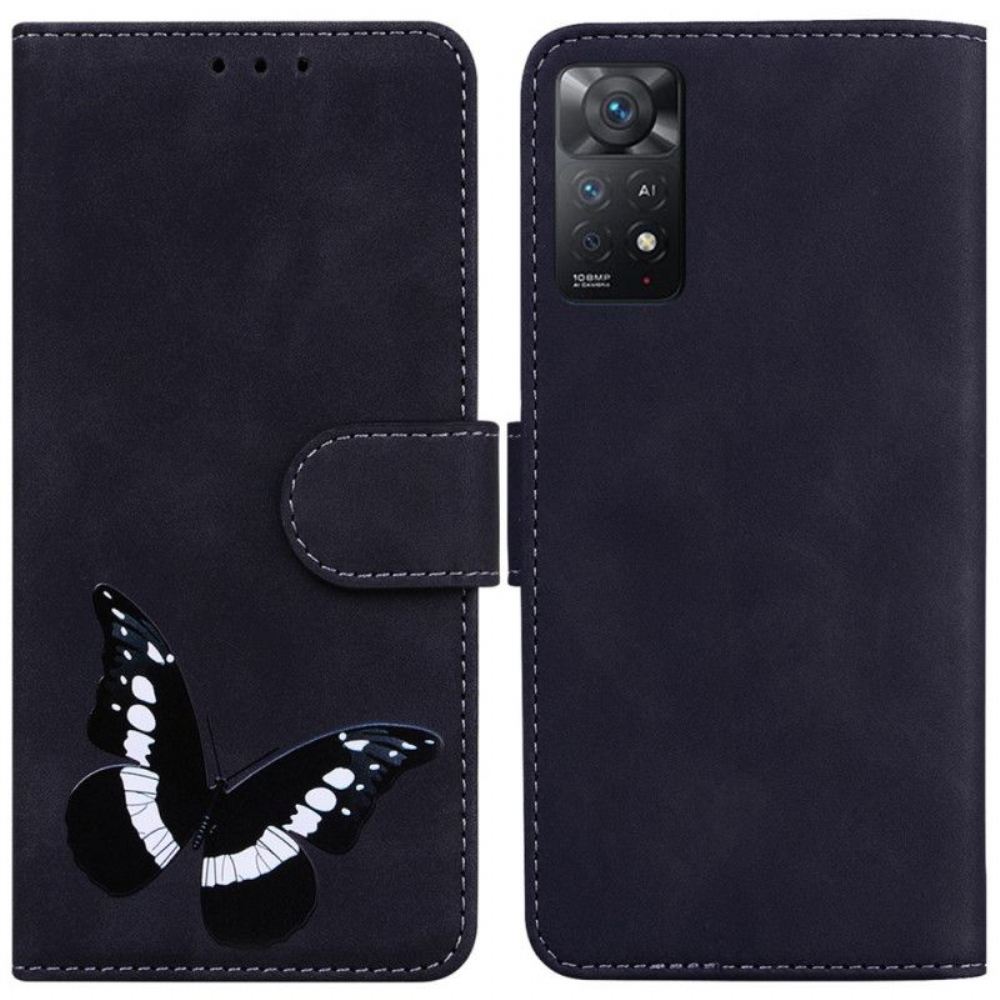 Flipové Pouzdro Na Xiaomi Redmi Note 11 Pro / 11 Pro 5G Skin-touch Butterfly