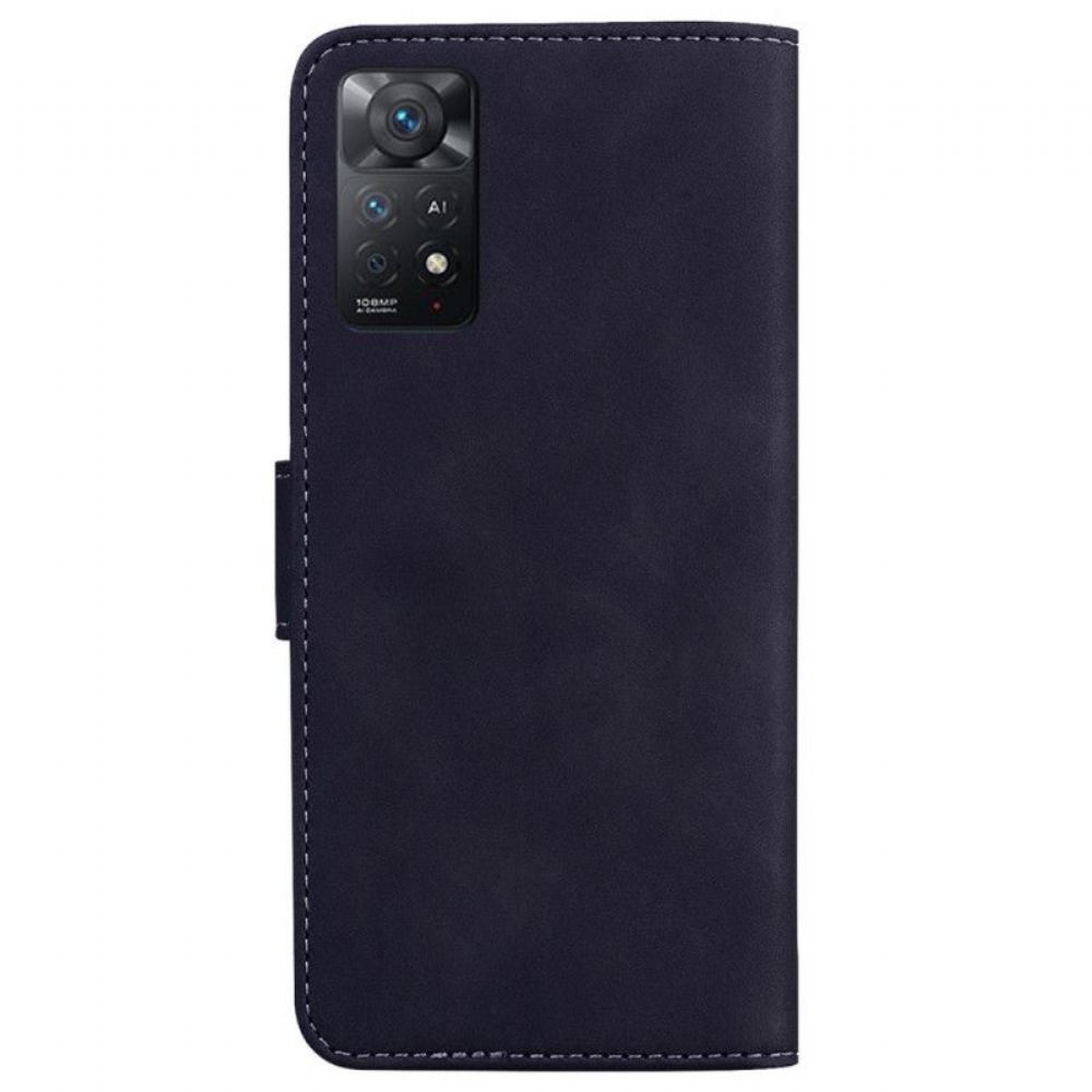 Flipové Pouzdro Na Xiaomi Redmi Note 11 Pro / 11 Pro 5G Skin-touch Butterfly