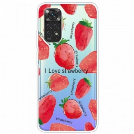 Kryt Na Xiaomi Redmi Note 11 Pro / 11 Pro 5G Jahody / I Love Strawberry