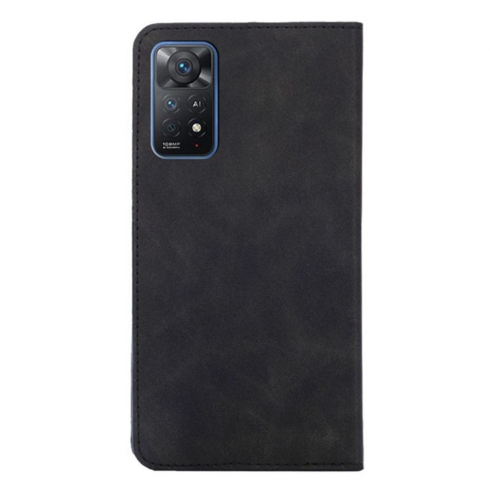 Kryty Na Mobil Na Xiaomi Redmi Note 11 Pro / 11 Pro 5G Flipové Pouzdro Design Na Dotek Pokožky