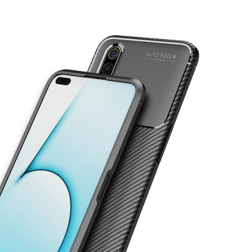 Kryt Na Realme X50 Flexibilní Textura Uhlíkových Vláken