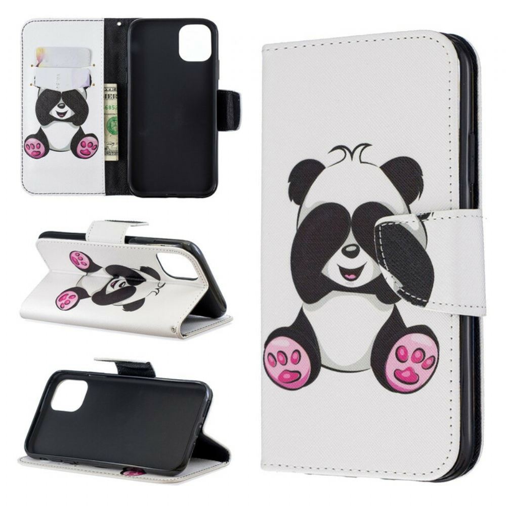 Flipové Pouzdro Na iPhone 11 Panda Zábava