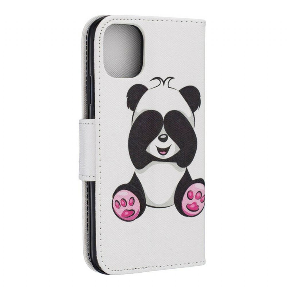 Flipové Pouzdro Na iPhone 11 Panda Zábava