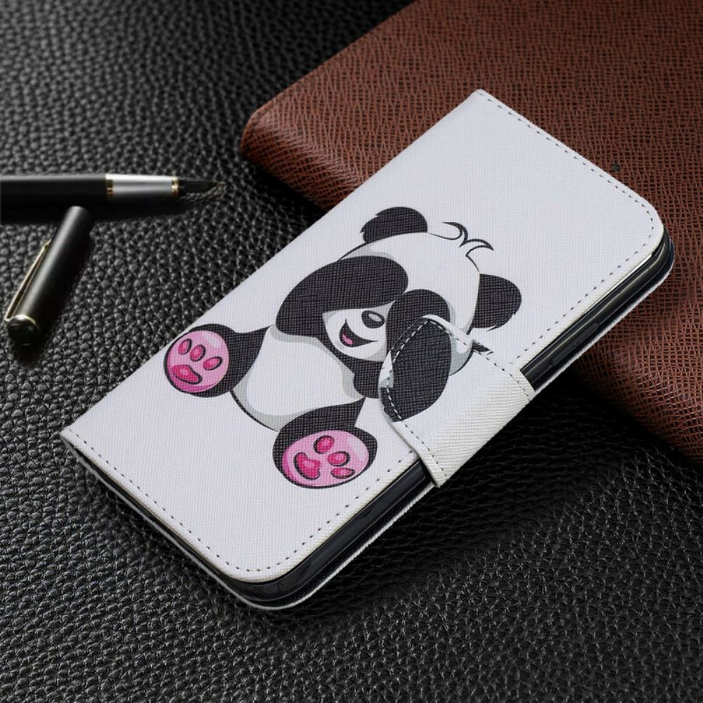 Flipové Pouzdro Na iPhone 11 Panda Zábava