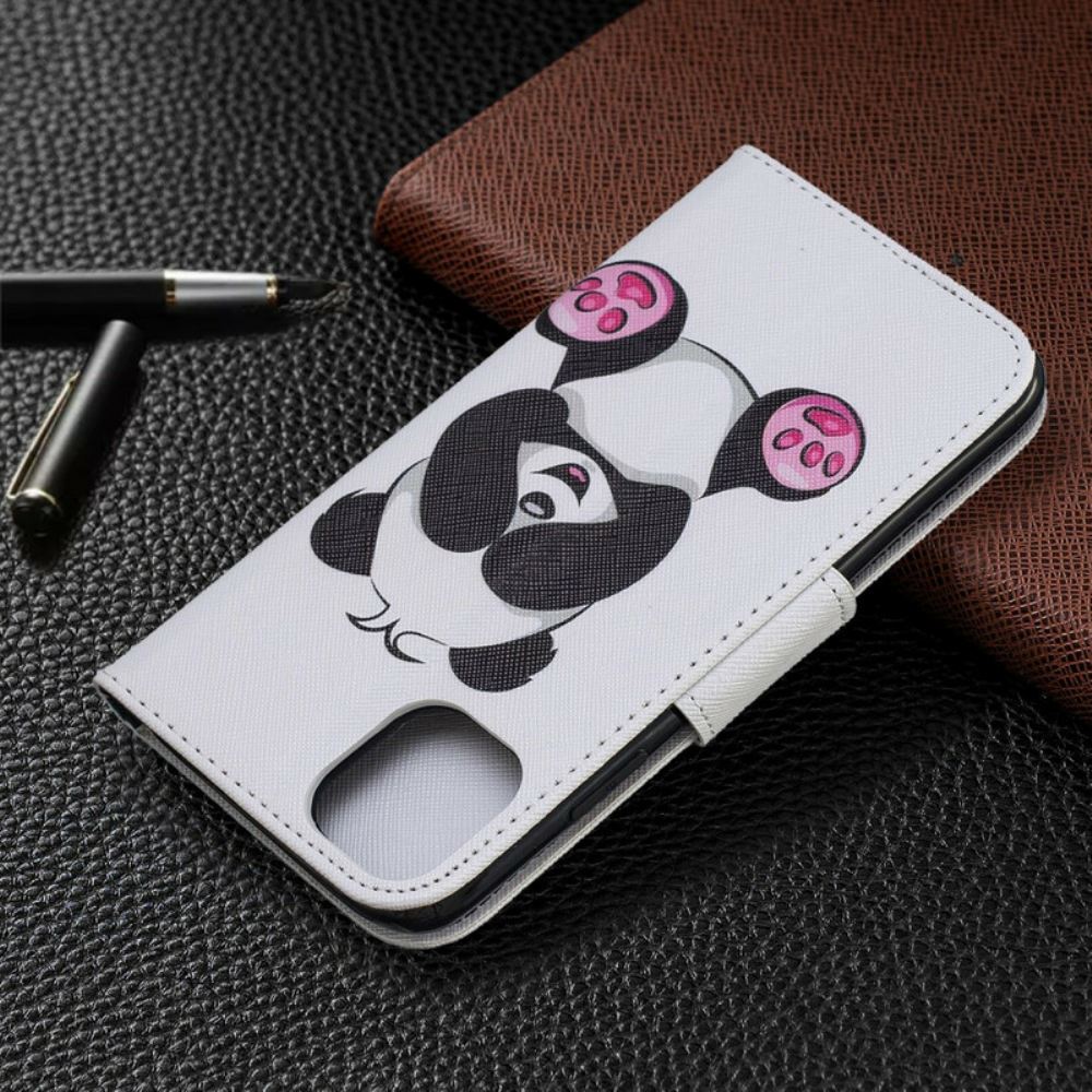 Flipové Pouzdro Na iPhone 11 Panda Zábava